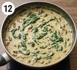 Creamy Garlic Mushroom Pasta, step 11