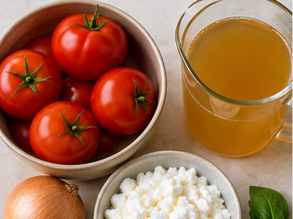 Creamy High-Protein Tomato Soup, step 1