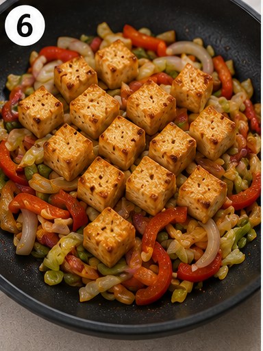 Crispy Stir-Fried Tofu, step 6