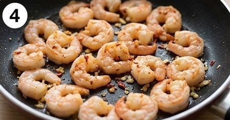 Garlic Chili Shrimp Bowl, step 4