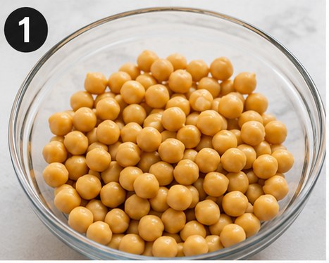 High-Protein Chickpea Salad, step 1