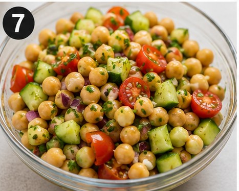 High-Protein Chickpea Salad, step 7