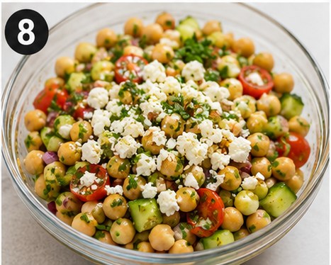 High-Protein Chickpea Salad, step 8