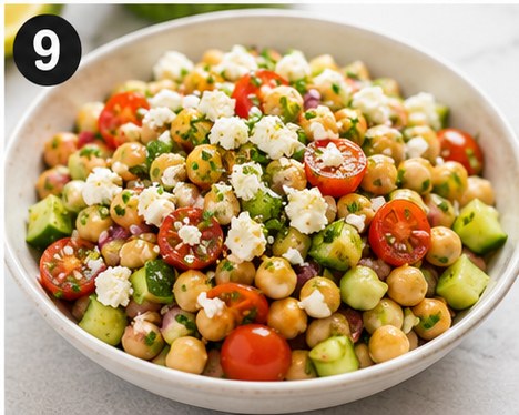 High-Protein Chickpea Salad