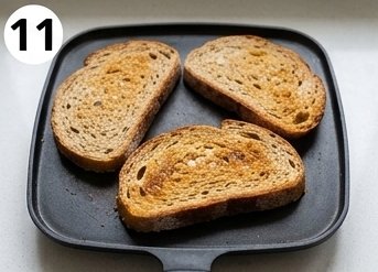 Indian Spiced Chicken Keema Toast, step 11