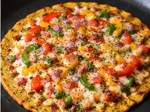 Moong Dal Chilla Pizza (Lentil Pancake Pizza), step 8