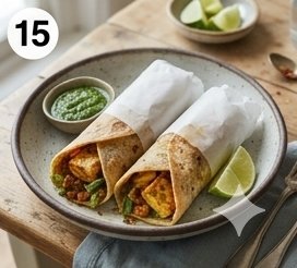 Paneer Tikka Wrap