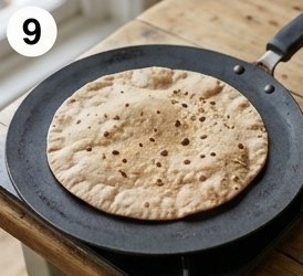Paneer Tikka Wrap, step 9