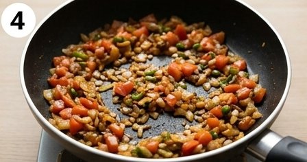 Shredded Chicken & Egg Scramble, step 4