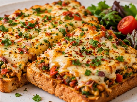 Soya Keema Toast (Crumbled Soy Toast)