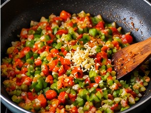 Soya Keema Toast (Crumbled Soy Toast), step 4