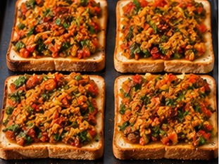Soya Keema Toast (Crumbled Soy Toast), step 9