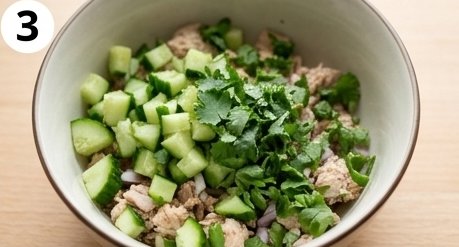 Spicy Mediterranean Tuna Toast, step 3
