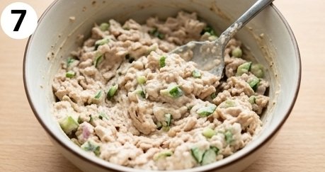 Spicy Mediterranean Tuna Toast, step 7