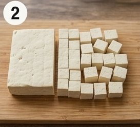 Tofu Buddha Bowl, step 2