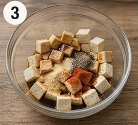 Tofu Buddha Bowl, step 3