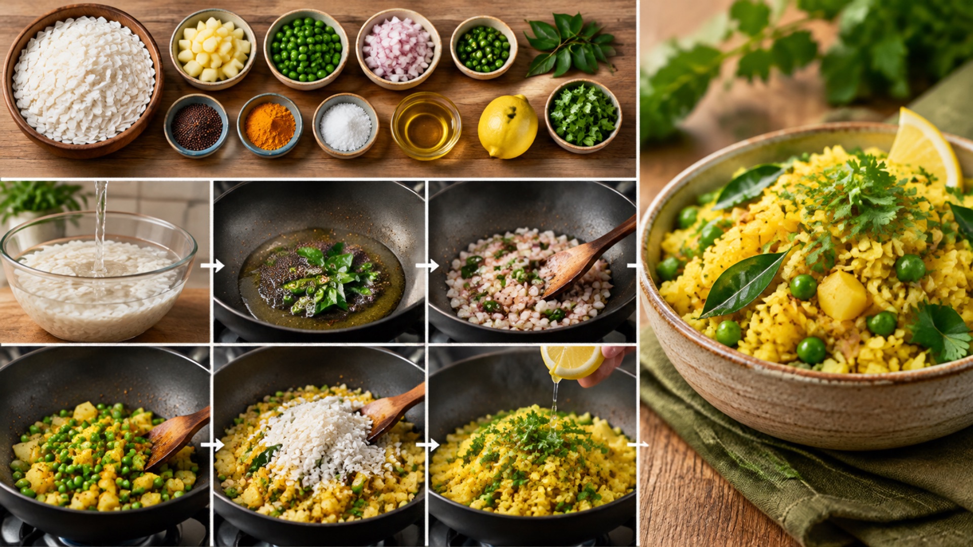 Vegetable Poha
