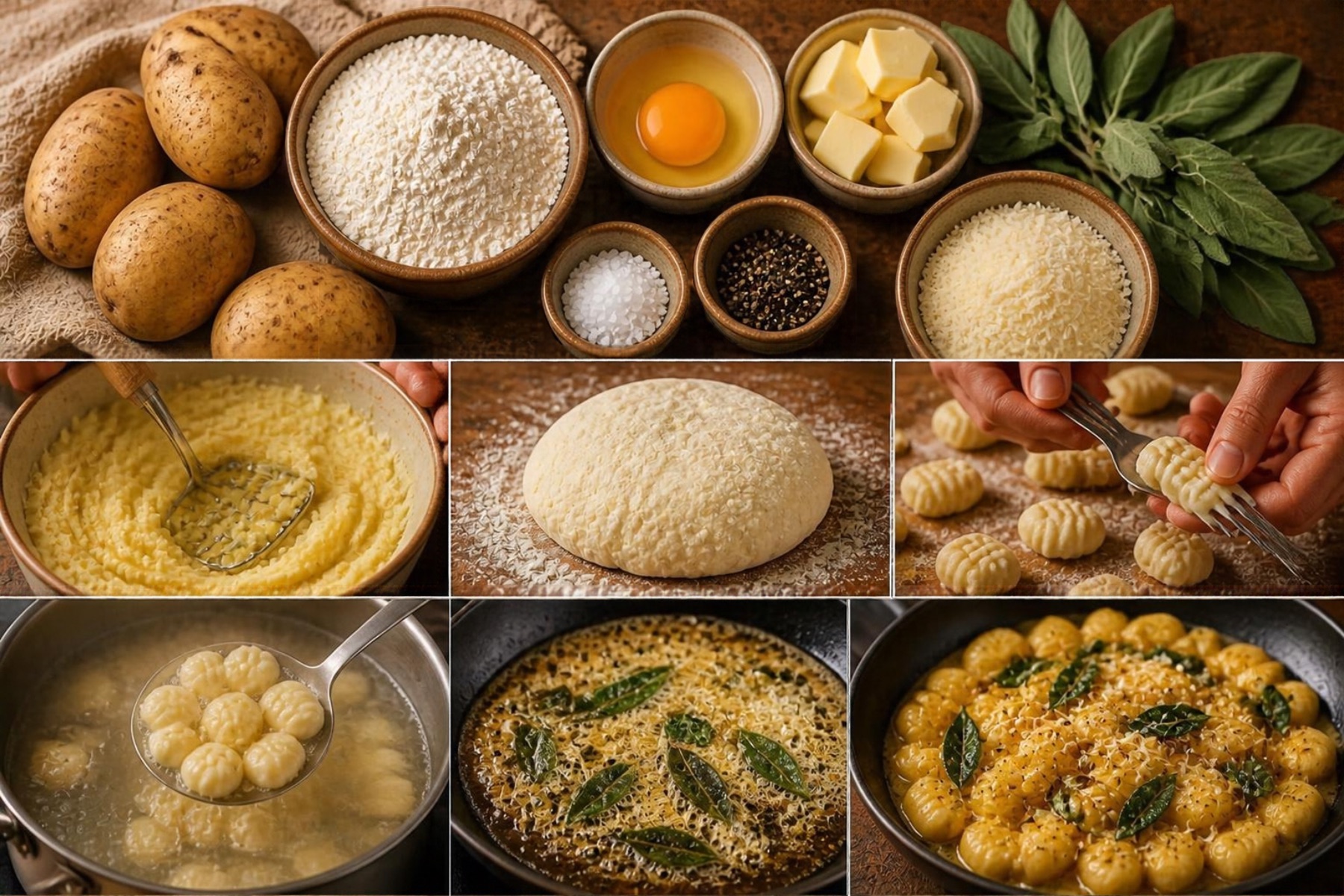 Gnocchi with Brown Butter and Sage