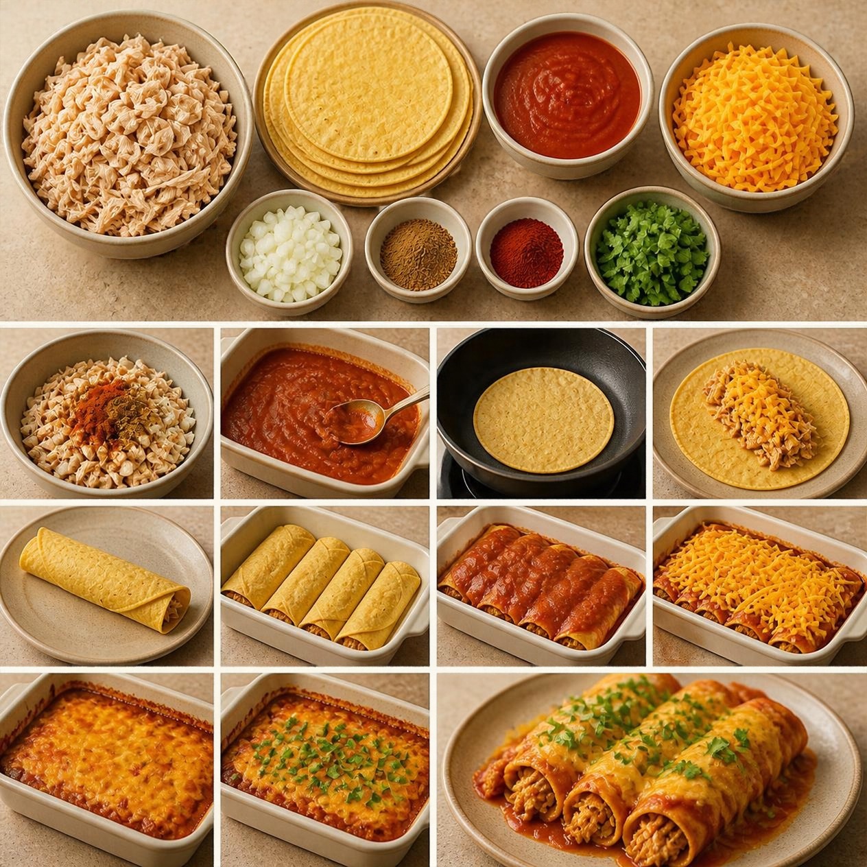Chicken Enchiladas