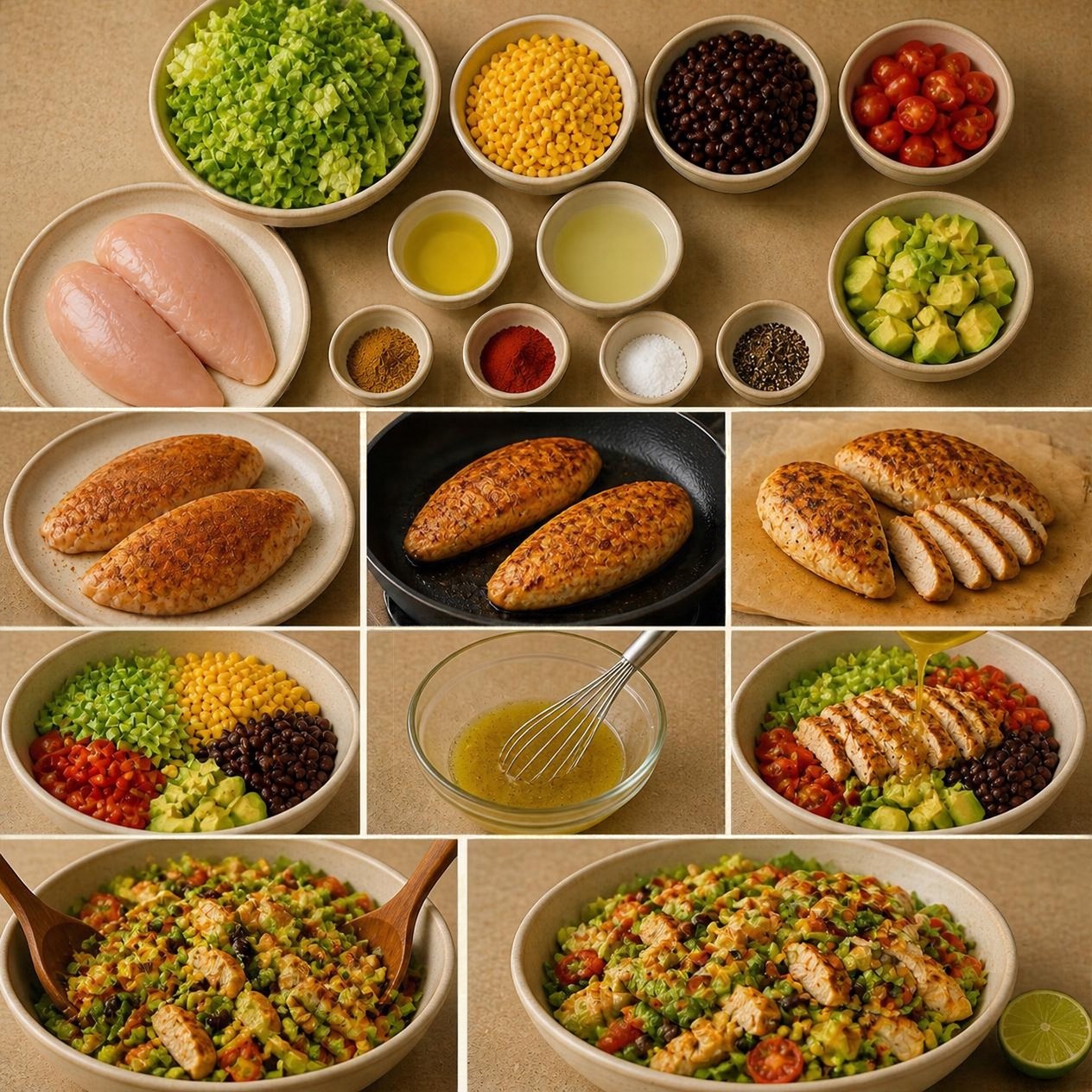 Mexican Chicken and Black Bean Skillet