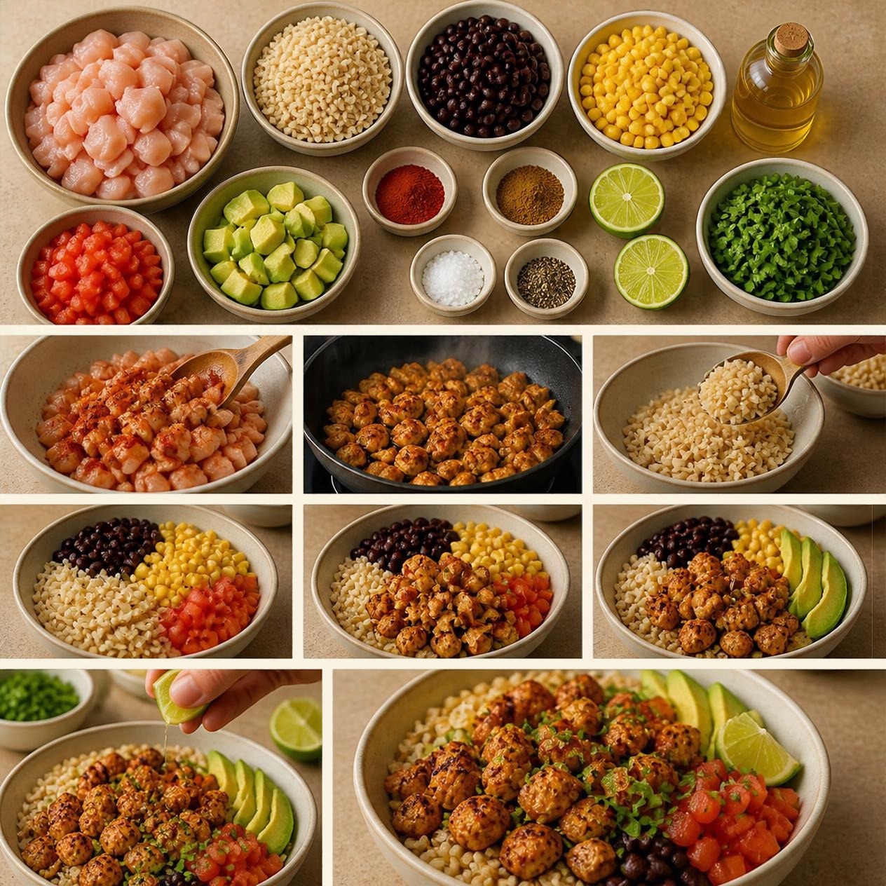 Mexican Chicken Burrito Bowl