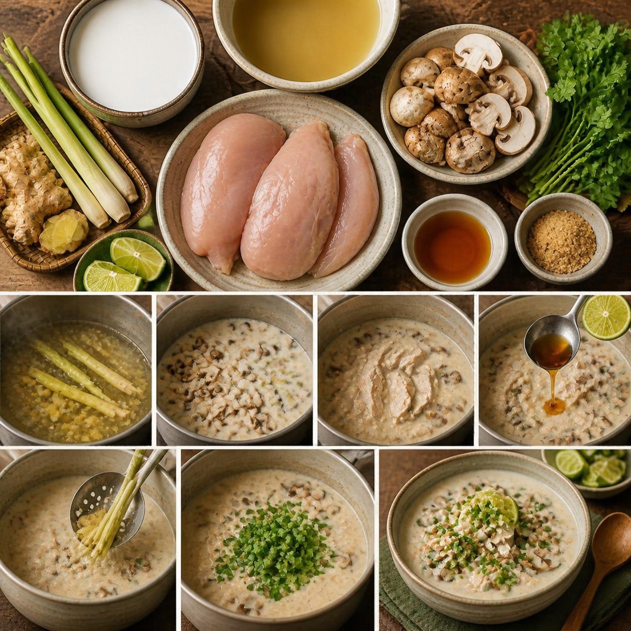 Thai Coconut Chicken Soup