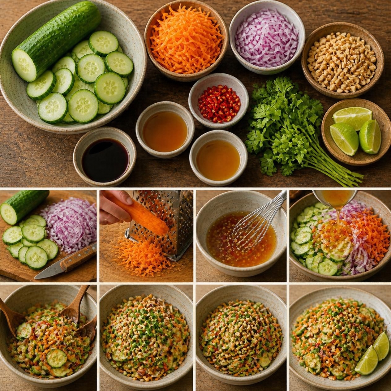 Thai Cucumber and Peanut Salad