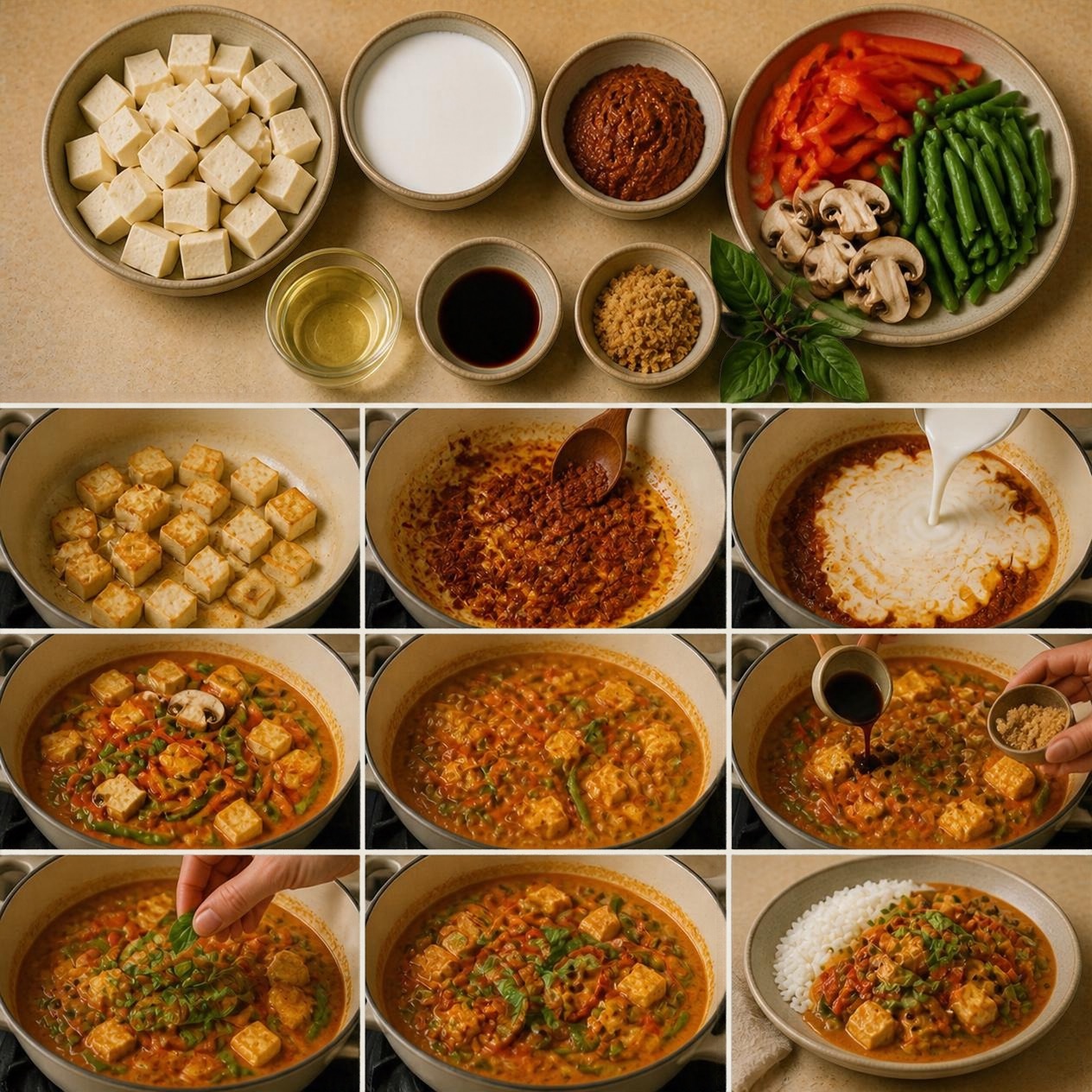 Thai Red Tofu Curry