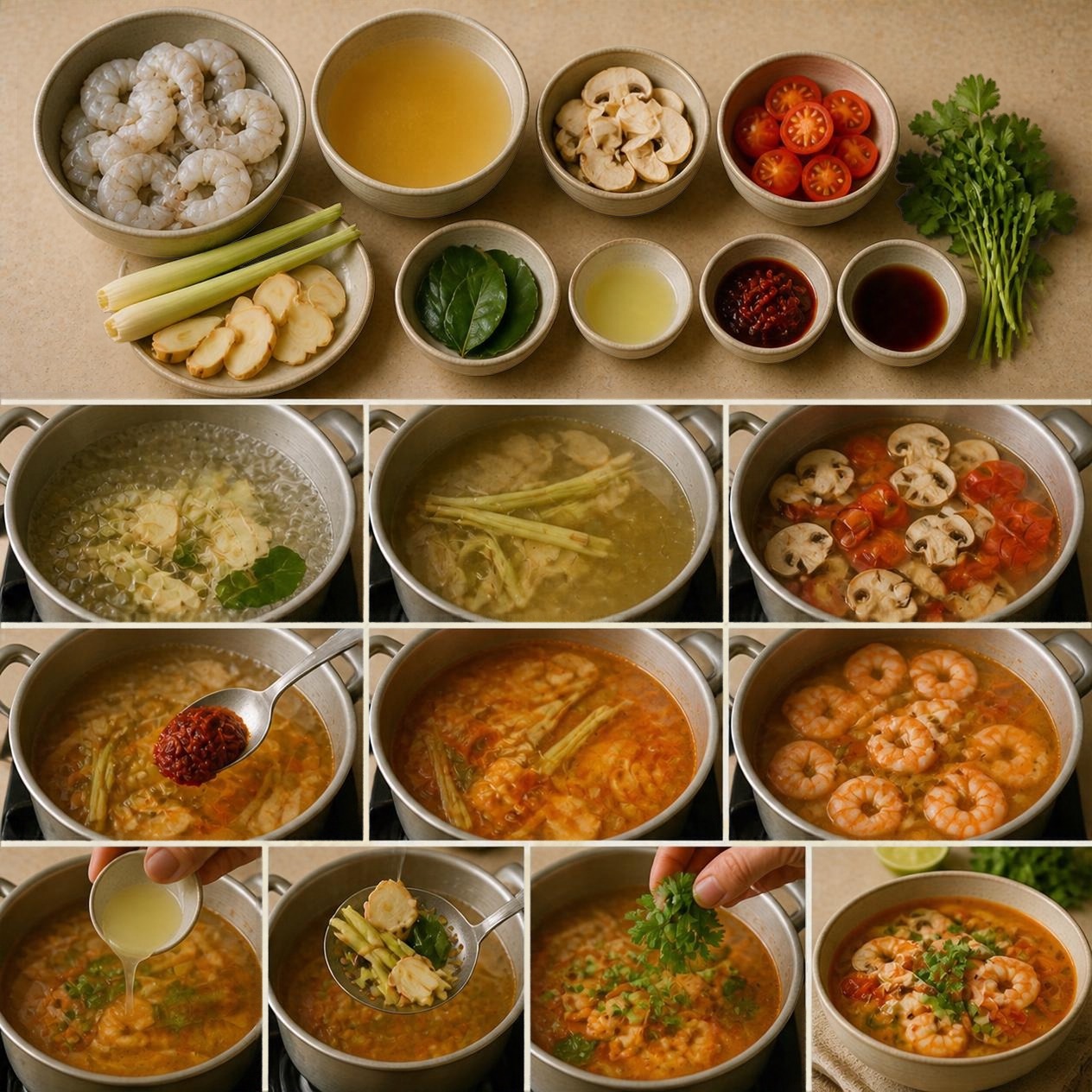 Thai Tom Yum Shrimp Soup