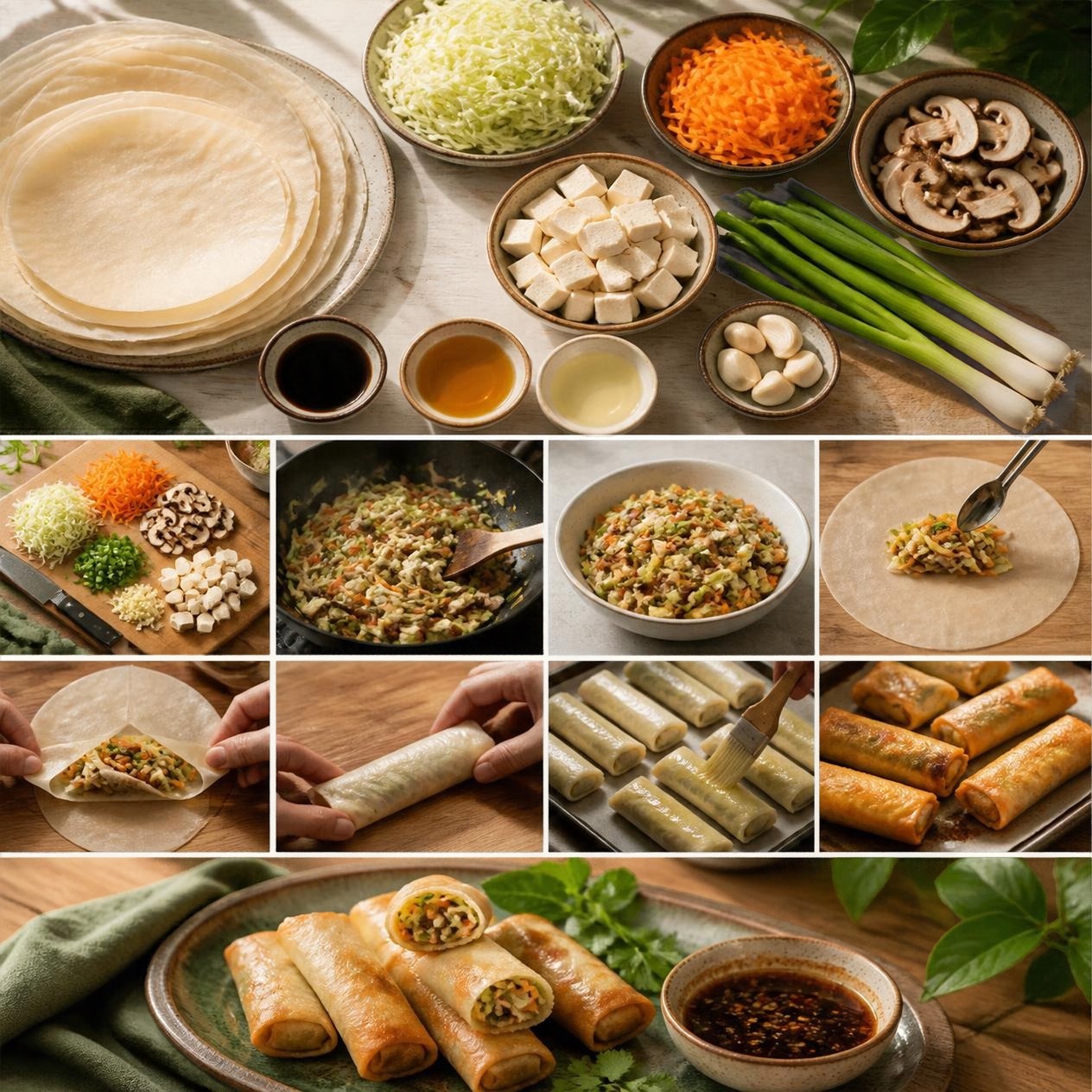 Thai Vegetable Spring Rolls