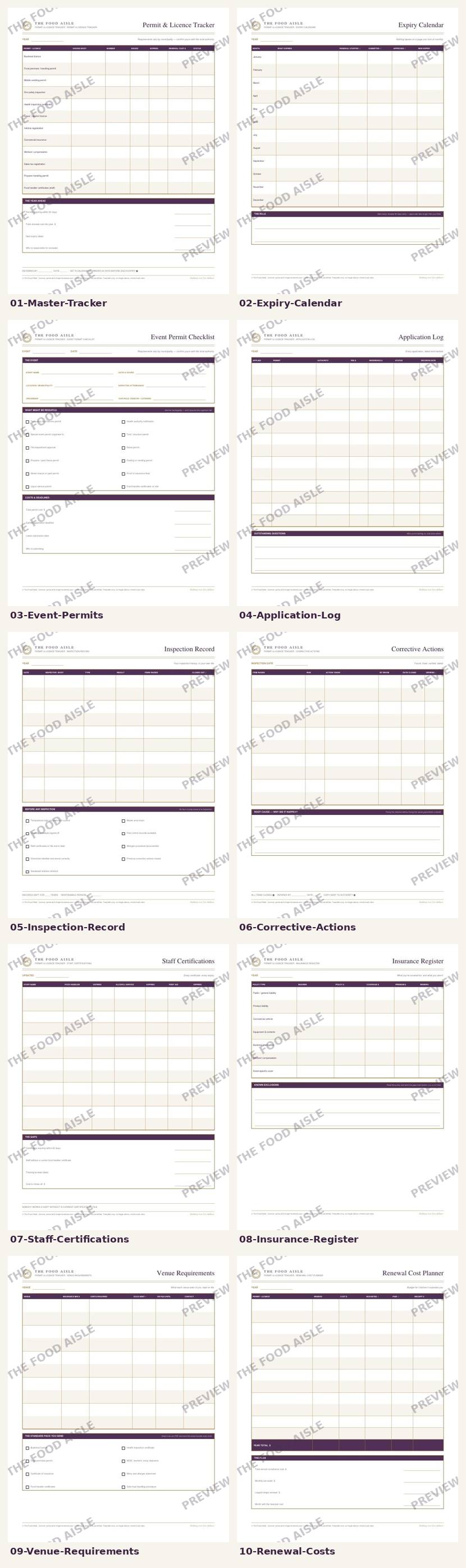 Permit & License Tracker preview